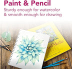 Strathmore 300 Series Mixed Media Paper Pad, Side Wire Bound, 5.5x8.5 inches - Image 3