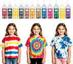 Agitation Eco-Friendly One-Step Tie Dye Kit, All-Inclusive Set by Agitation
