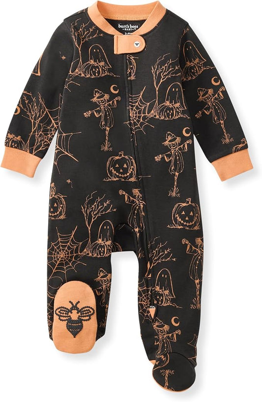 Burt’s Bees Baby Boys' One-Piece Sleep and Play 100% Organic Cotton PJs