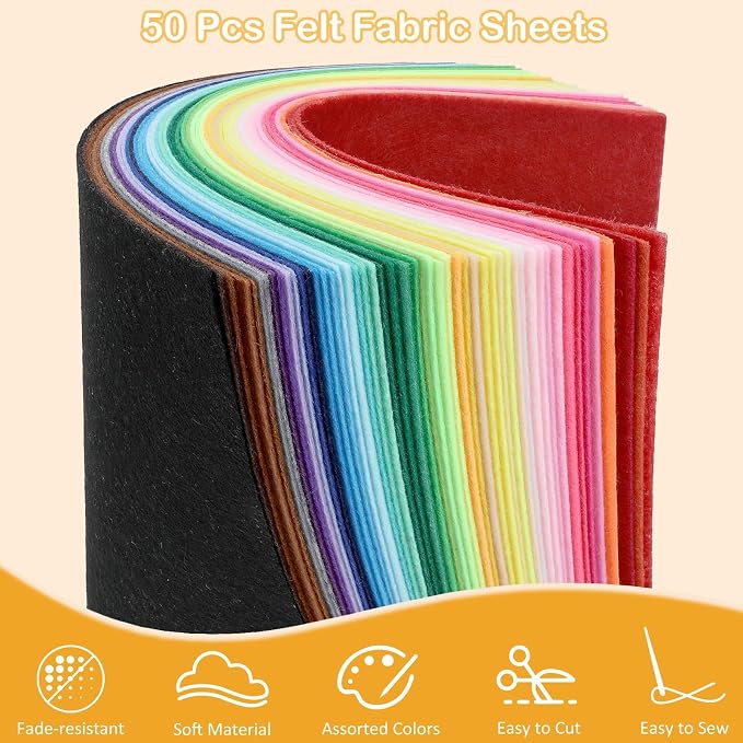 Thin Felt Fabric Sheets - Image 3