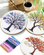 TINDTOP Embroidery Kit for Adult, 3 Pack Embroidery DIY Starter Kit | - Image 7