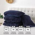 Smoofy Fluffy Queen Size Comforter Set 3 Pieces - Image 7