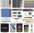KALOUR 82 Pack Drawing Sketching Kit, Pro Art Supplies - Image 2