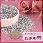 12000PCS 2mm Resin Rhinestones Bulk - Image 2