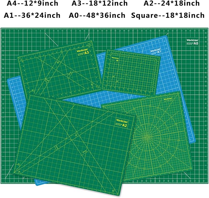 WorkLion 36" x 48" Self Healing Cutting Mat: Double sided 5-Ply Non-Slip - Image 3