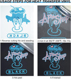TUMIYA Glitter Sky Blue HTV Vinyl - Image 4