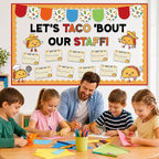 Staff Shout Out Bulletin Board Set Taco Staff Shout Outs Decorations Cute Taco - Image 5