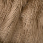 Beige Faux Fur Fabric by The Yard by Qidkeo