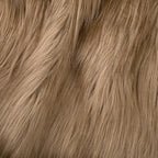Beige Faux Fur Fabric for Crafts Squares Furry Fabric for Sewing, Upholstery & by Qidkeo