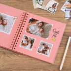potricher 8 x 8 Inch DIY Scrapbook Album 40 Pages Hardcover Kraft Paper Scrap - Image 3