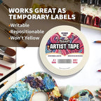 3 Pack White Artist Tape - Image 4