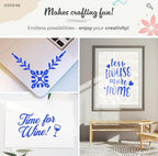 VViViD DECO65 Suede Brilliant Blue Permanent Adhesive Craft Vinyl - Image 3