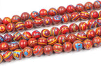 MJDCB Synthesis Colour Malachite Beads Beautiful Fashion Round Stone Beads - Image 4