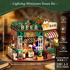 Book Nook, Beer Shop DIY Miniature House Kit - Image 3