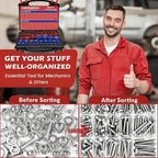Thread Checker, 39 Inch & 35 Metric Box Set Thread Gauge, Thread Checker - Image 6