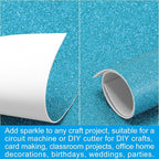 PATIKIL Light Blue Shiny EVA Glitter Foam Sheet 11.8 x 7.9 Inch 2mm Thick - Image 5