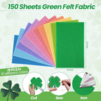 Peryiter 150 Pcs Back to School Pastel Felt Sheets Bulk - Image 2