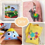 12" x 12" Squares Felt Sheets Fabric, 1mm Thick Halloween Christmas Fabric Fall - Image 5