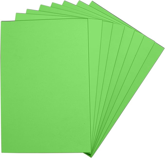 Light Green EVA Foam Sheets, 6 x 9 Inch, 2mm Thick – Foam Paper by Unknown