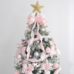 HUIHUANG Pink Satin Wired Ribbon 2.5 inch - Image 3