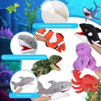 Liliful 6 Pieces Animal Hand Puppets Kids Hand Puppets - Image 3
