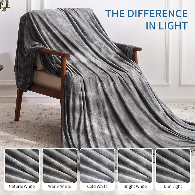 Guohaoi Cooling Blanket for Hot Sleepers and Night Sweats, Decortive Tie Dye - Image 6