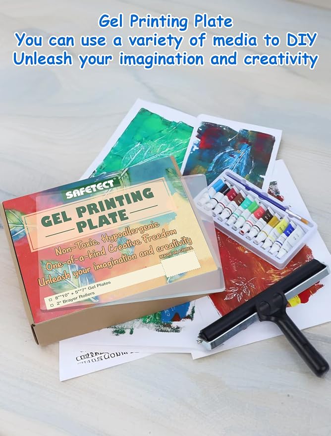 Safetect Gel Plates for Printing 8" x 10", Reusable Gel Transfer Plate - Image 5