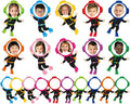gisgfim 80Pcs Summer Cutouts Diving Suit Decorations Under the Sea Bulletin by gisgfim