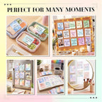 Gersoniel 9 Pcs Tie Dye Scalloped Sticky Notes, Aesthetic Colorful Sticky Notes - Image 5