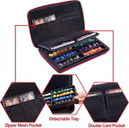 SIQUK Dice Storage Case Dice Organiser Holder Removable Slotted Tray - Image 2