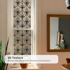 3D Vintage Stained Glass Window Film - Image 3