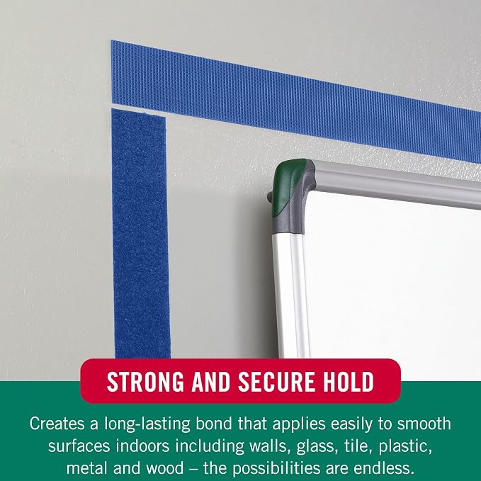 VELCRO Brand Colors | Blue Sticky Back Tape | 10ft Roll - Image 4