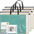 YOPCDJ 3 Pcs 25x19 inches Art Portfolio Case, Storage Chart Art Portfolio Bag by YOPCDJ
