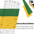 Sewing Ruler, 6“ * 17” Quilting Rulers, Acrylic Ruler, Cutting Ruler - Image 4