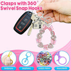 50pcs Lobster Claw Clasps 10 Colors, Metal Keychain Rings - Image 5