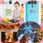 Cinnvoice 12 Pcs Summer Seasonal Diamond Art Hanging Ornament Kit - Image 2