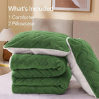 BEDELITE Fluffy King Size Comforter Set - Image 8
