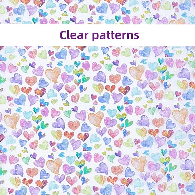 Printed TPU Jelly Faux Leather Fabric, 11.8 x 47.2 Inch Transparent Clear Jelly - Image 3