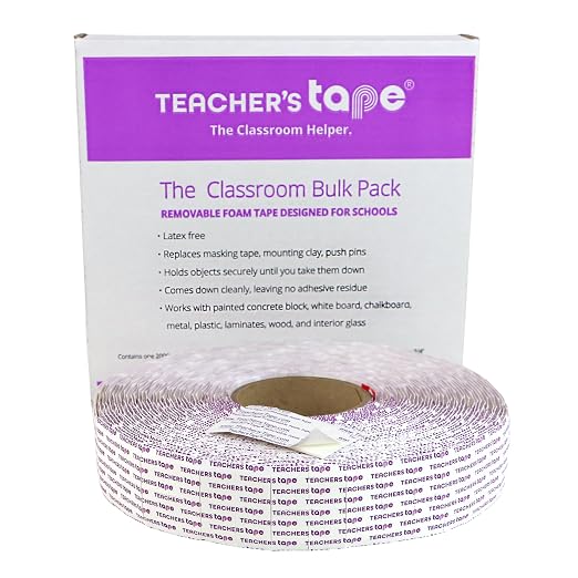 Duraco Teachers Tape™ Bulk Pack, Double-Sided Removable Foam Tape - Image 2