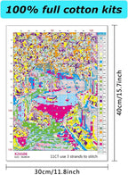 MBNTJHT Landscape Stamped Cross Stitch Kits - Image 2