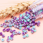 Natural Stone Heishi Beads for Necklace Making, 4 mm x 2 mm Small Flat Round - Image 7