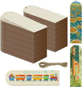 100 PCS Unfinished Wood Bookmark, Arch Wooden Bookmark DIY Bookmarks Tag Label by Jyongmer