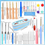 44 Pcs Punch Needle Embroidery Kit Punch Needle Kit Adult Beginner Punch Needle - Image 2