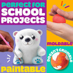 Play-Doh Air Dry Clay, 5 oz. Red Clay Bag, Arts & Crafts, Art Supplies - Image 2