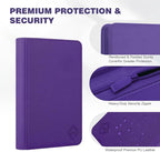 Trading Card Binder with 9 Side Loading Pocket Card Album Hold Up to 540 Cards - Image 4