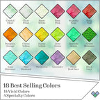 Gallery Glass Window Acrylic Craft Paint Set Formulated to be Non-Toxic - Image 2