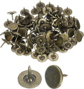 uxcell 150Pcs Upholstery Tacks, 11mmx10mm Flat Head Thumb Tack Decorative by uxcell