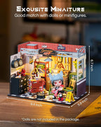 Rolife DIY Miniature House Kit Garage Workshop, Build 1/20 Mini House Building - Image 6