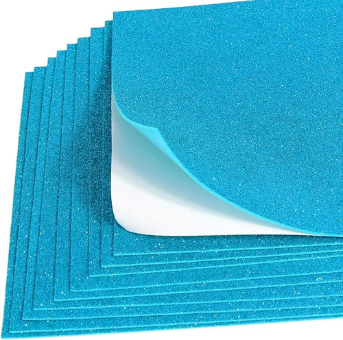 10 Sheets Glitter Paper Sheet for Crafts, A4 Cardstock Self-adhesive Paper for - Image 2