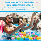 Frienda 100 Pcs Pool Noodles Bits Multicolor Craft Small Size Versatile Mixed - Image 4